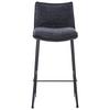 BARPALL KARLO - mörkgrå/svart, Modern, metall/textil (44/97/52,5cm) - Mömax