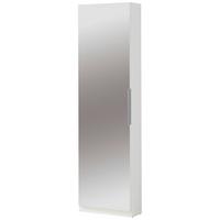 Dulap pentru pantofi CALMA - alb, Konventionell, plastic/metal (50/179,7/20cm) - Modern Living