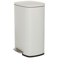 Abfallsammler Clean Beige ca. 30x64x42,5cm - Beige/Schwarz, MODERN, Kunststoff/Metall (30/64/42,5cm) - MID.YOU