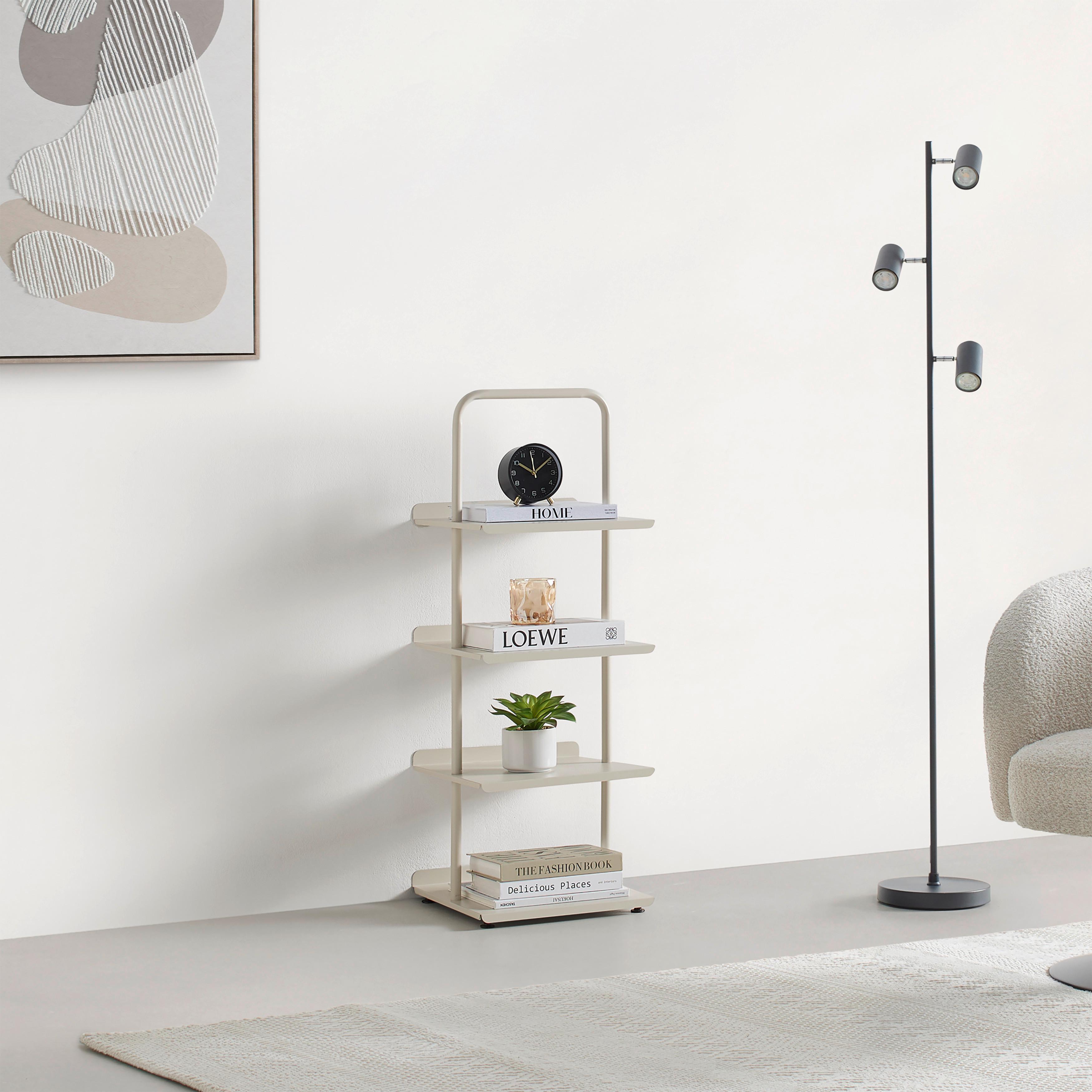 HYLLA JULIA -EXKLUSIV- - svart/kashmir, Modern, metall/plast (34/96/32cm) - Mömax