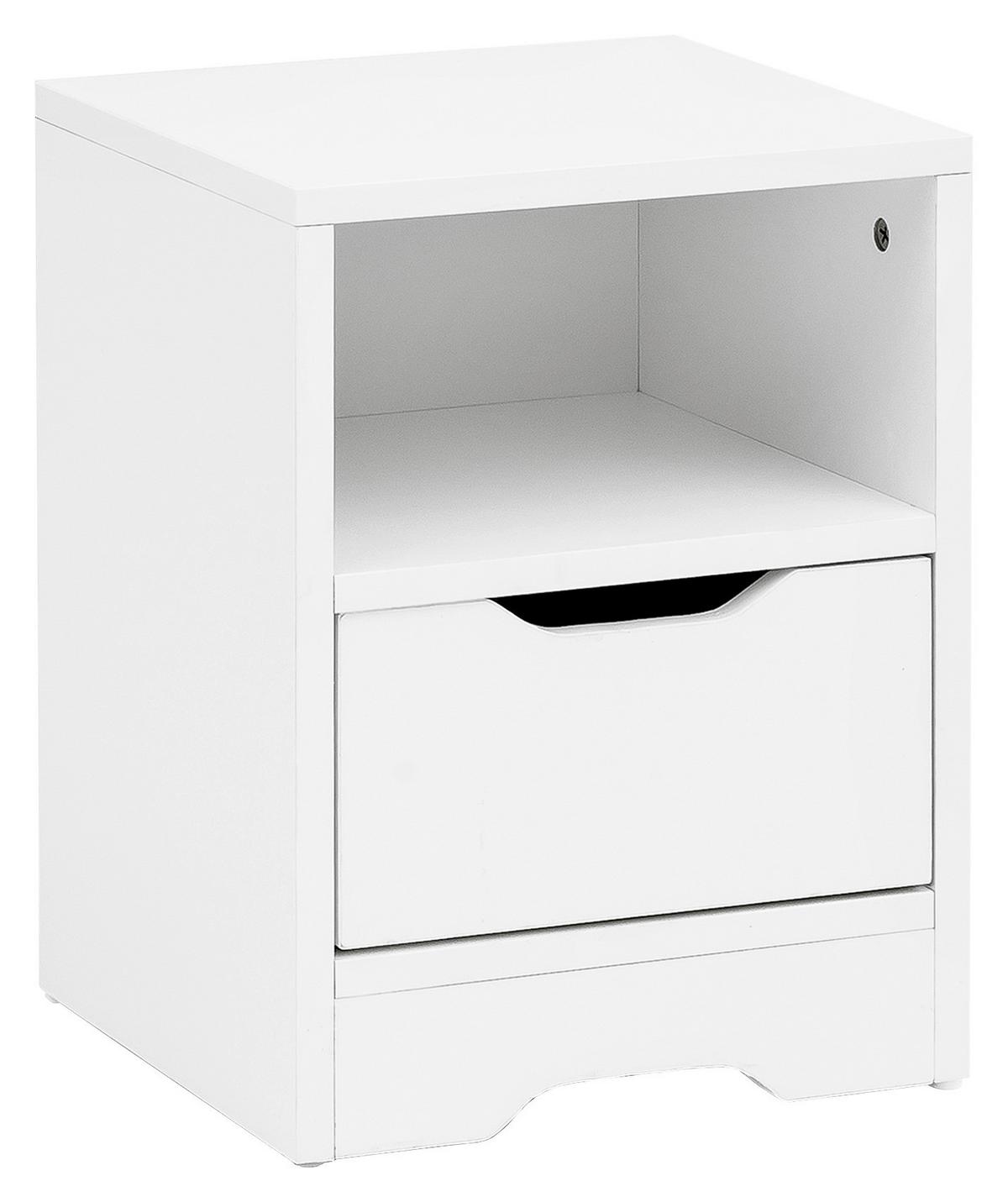 Éjjeliszekrény Mid.you - fehér, Modern, faalapú anyag (31/43/31cm) - MID.YOU