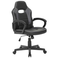 Drehstuhl Thea Grau/Schwarz - Schwarz/Grau, Design, Holz/Kunststoff (57,5cm) - Mömax