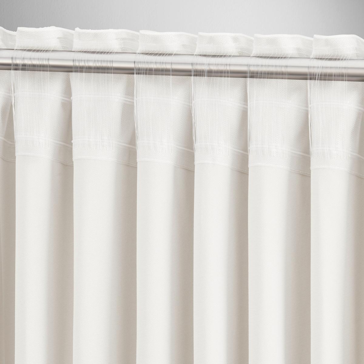 Fertigvorhang Bianca Beige ca. 140x245cm - Beige, KONVENTIONELL, Textil (140/245cm) - Modern Living