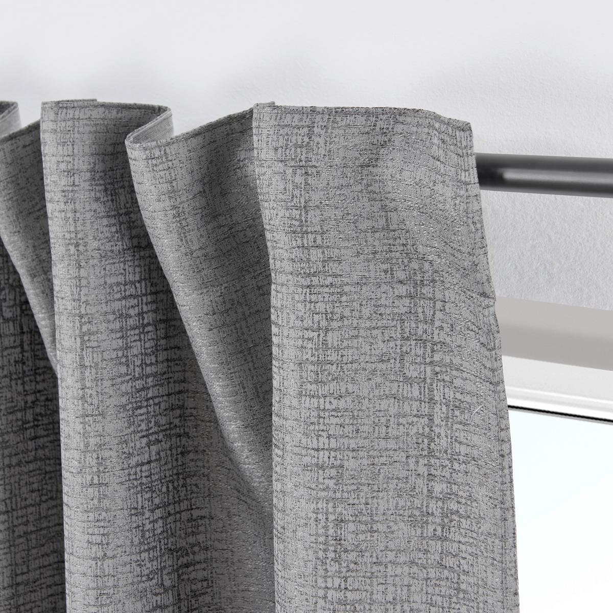 Draperie opacă Kai - gri, Modern, textil (135/255cm) - Premium Living