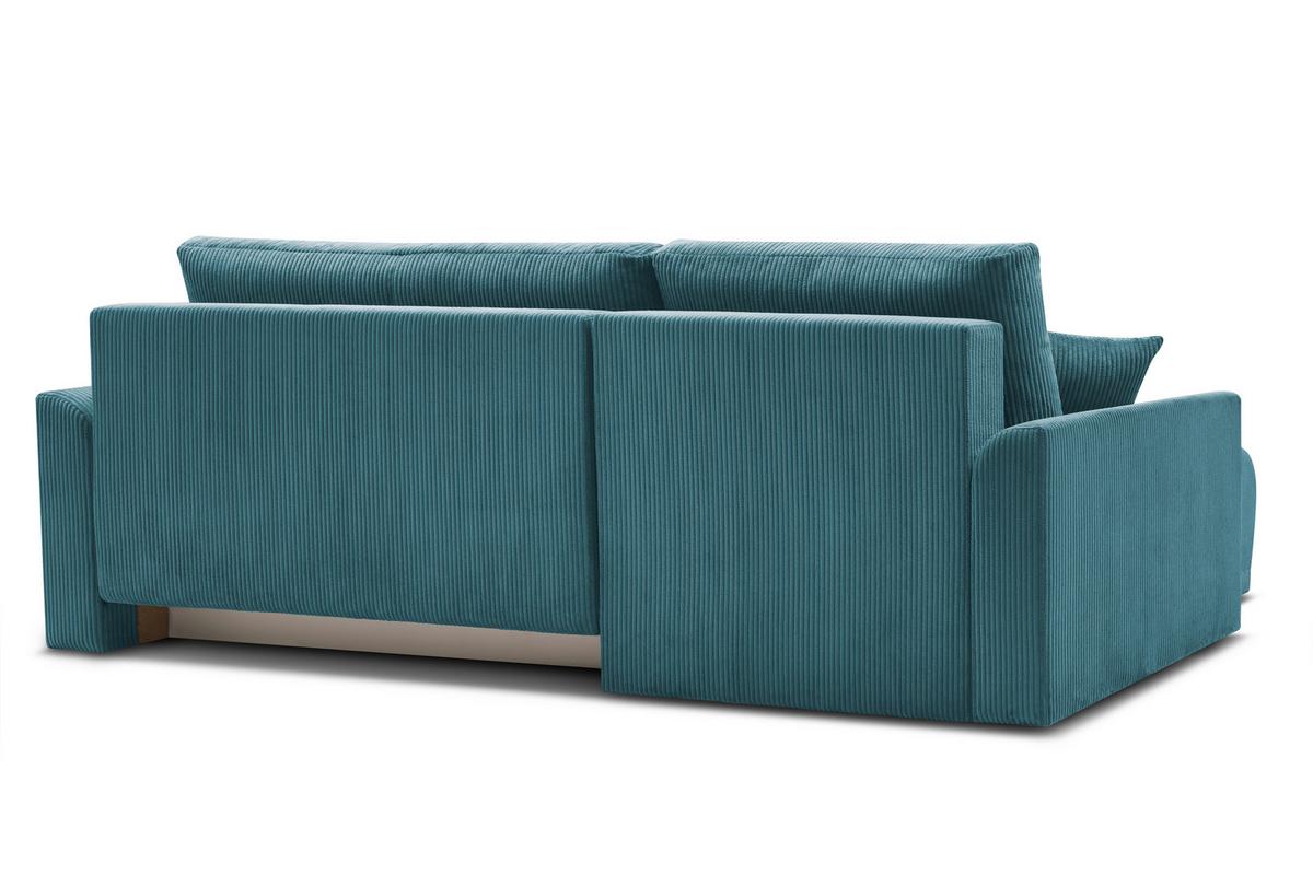 Kutna Garnitura Kim - tirkizna, Moderno, drvo (233/146cm) - Modern Living