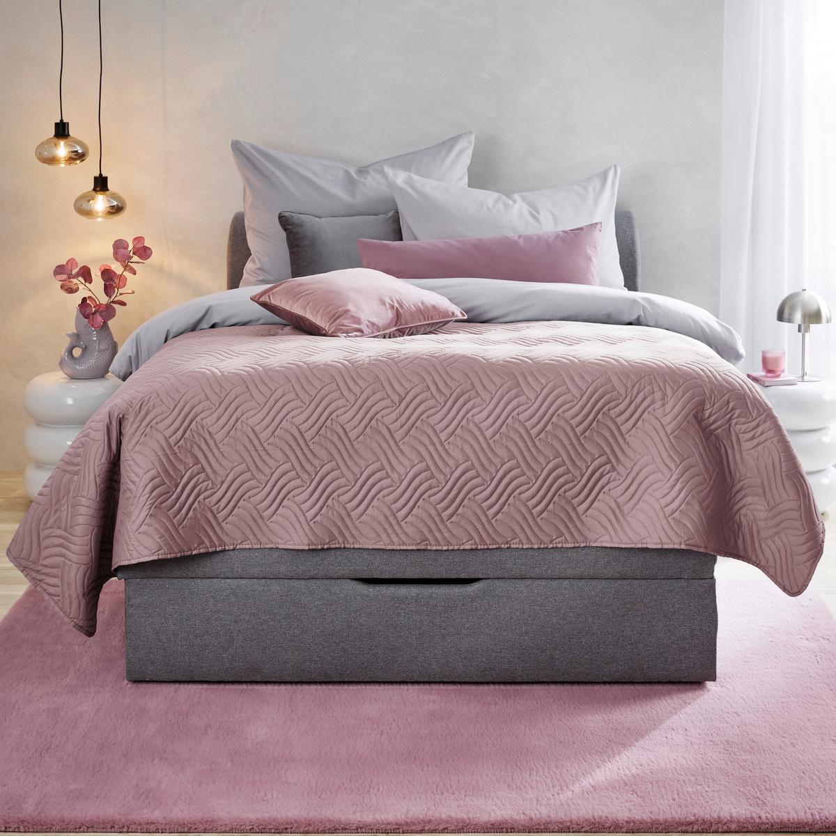 Ágytakaró Benno 160/200 - rózsaszín, textil (160/220cm) - Mömax