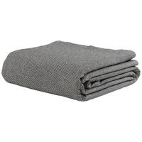 Okrasna Odeja Dobby Uni -Ext- - črna/bela, tekstil (240/210cm) - Premium Living