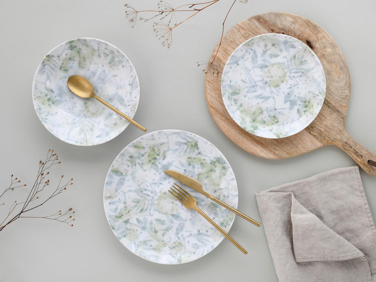 Jedilni Servis Home Tropical, 12-Delni - večbarvno, Basics, keramika - Creatable