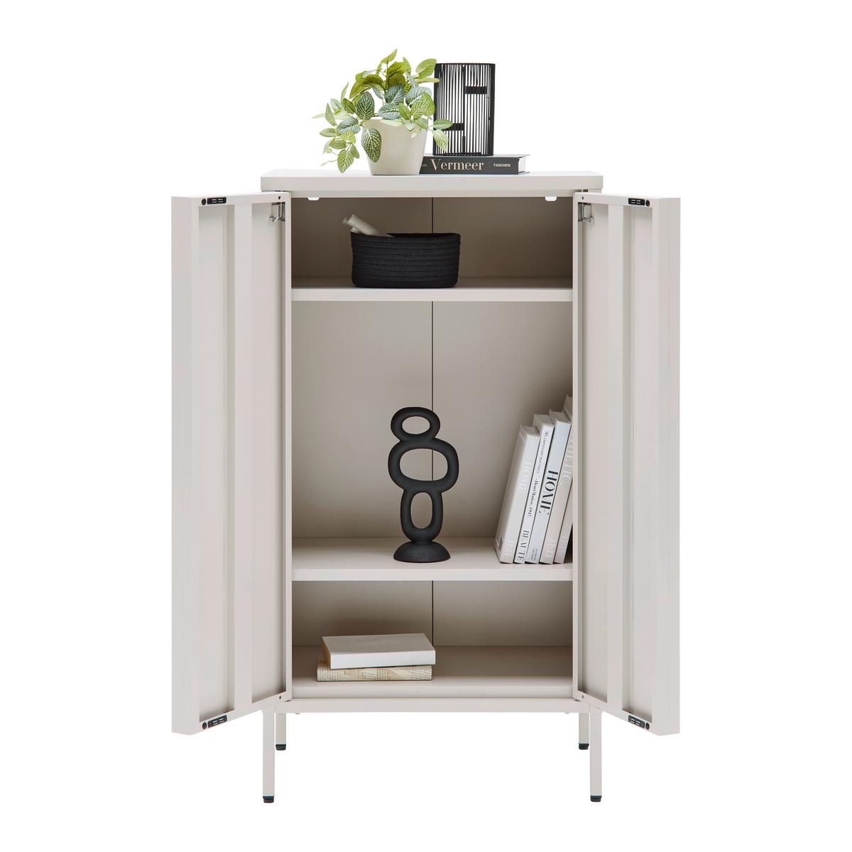 SCHRANK FLOYD -STUDIO- - Beige, Modern, Metall (60mm) - Mömax