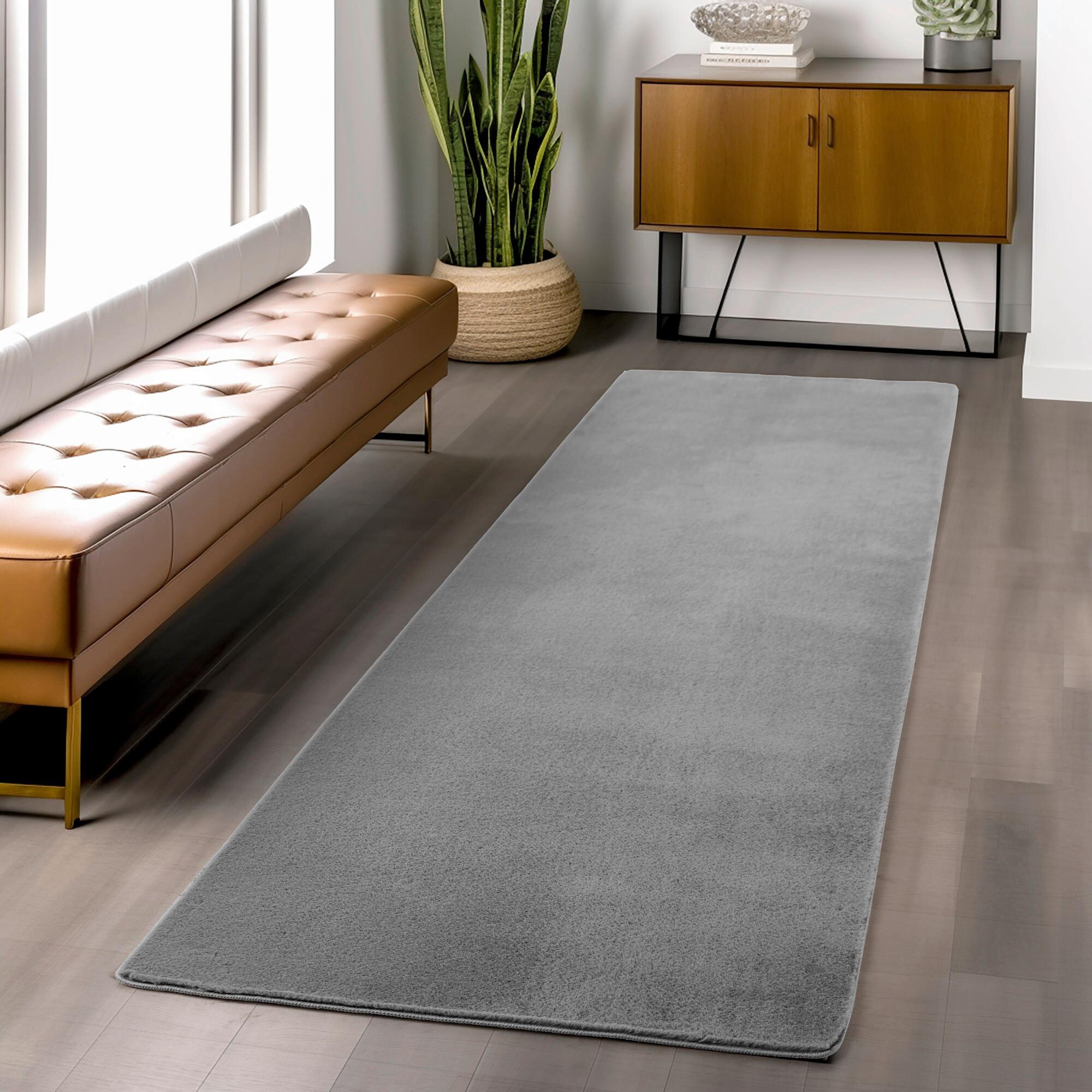 Tekač Joy, Siva, 80x250cm - siva, Design, tekstil (80/250cm)