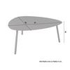 SET DE TABLES D'APPOINT LEONIE - anthracite, Basics, métal (90/91/35cm) - Mömax
