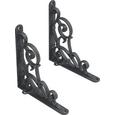 Wandhalter in Schwarz aus Metall - Schwarz, ROMANTIK / LANDHAUS, Metall - MÖMAX modern living