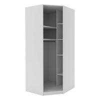 Korpus Kotne Omare Unit - bela, Moderno, leseni material (91,1/210/91,1cm) - Based