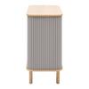 BYRÅ ARVID -EXKLUSIV- - grå/naturfärgad, Modern, trämaterial/trä (100/75/40cm) - Mömax