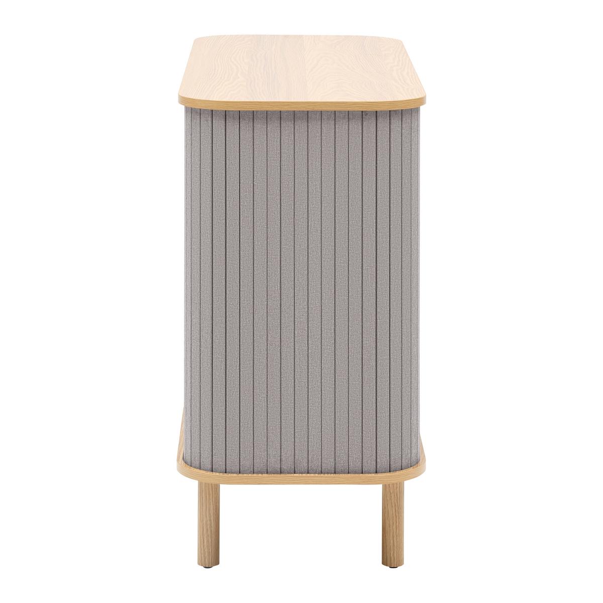 Kommode Arvid Grau/Naturfarben - Naturfarben/Grau, MODERN, Holz/Holzwerkstoff (100/75/40cm) - Mömax