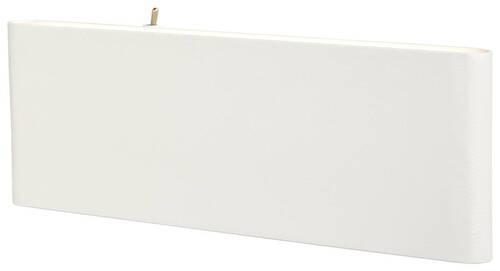 LED-Wandleuchte Siegfried in Weiß max. 8 Watt - Opal/Weiß, Design, Kunststoff/Metall (22,5/3,5/8cm) - Globo