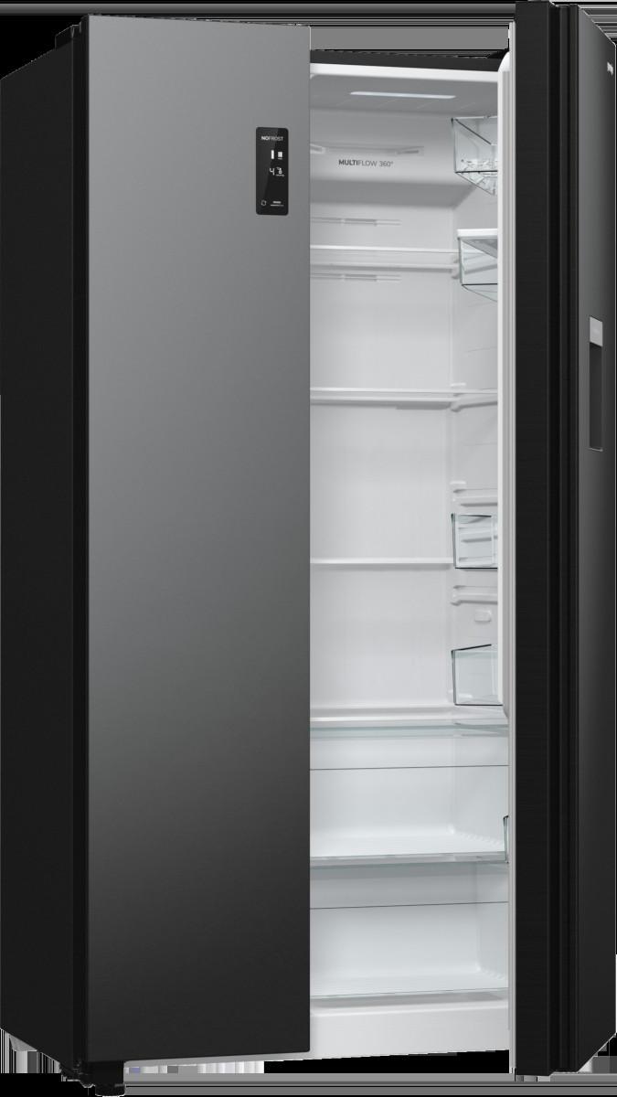 Kühl-Gefrier-Kombination NRR9185EABXLWD Schwarz - Schwarz, MODERN (91,5/178,6/67cm) - Gorenje
