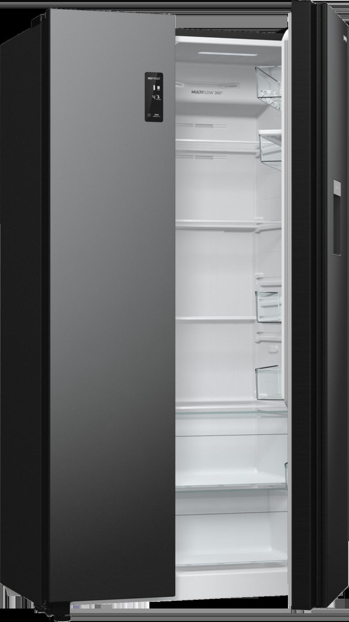 Kühl-Gefrier-Kombination NRR9185EABXLWD Schwarz - Schwarz, MODERN (91,5/178,6/67cm) - Gorenje