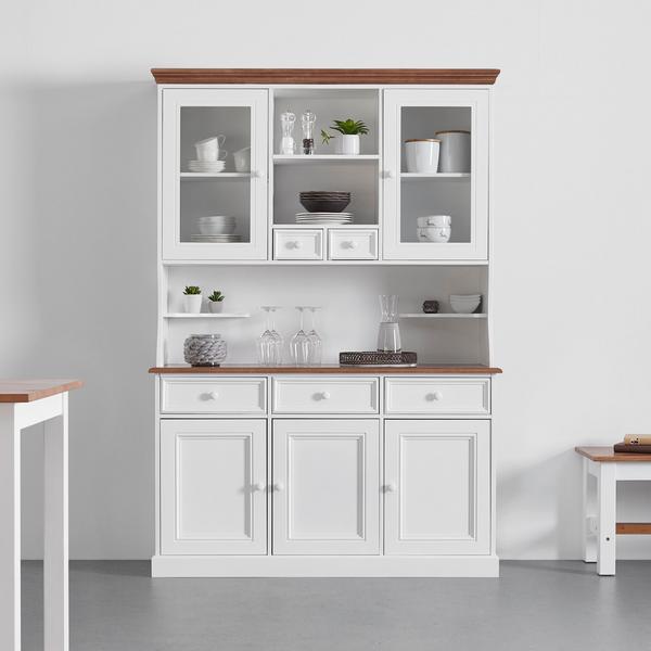 Kredenz in Weiß und Braun online bestellen