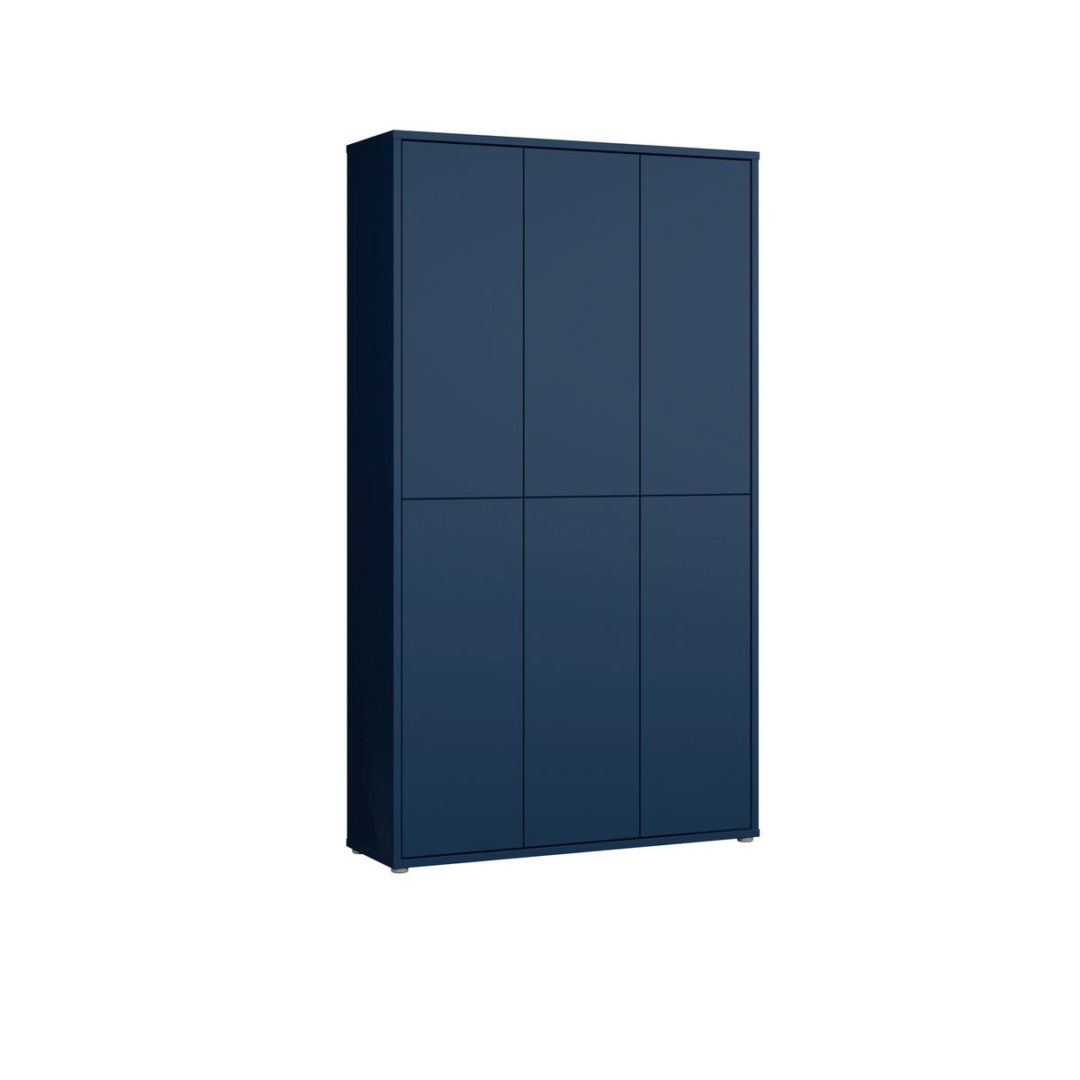 Ormar Za Cipele Alice Springs - tamno plava/boje škriljevca, Moderno, drvni materijal (109,2/191,9/34,9cm) - Modern Living