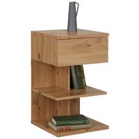 Nachtkästchen in Eichefarben - Eichefarben, MODERN, Holzwerkstoff (39/65/39cm) - Mömax