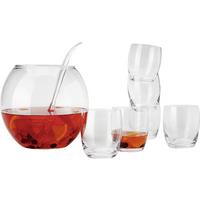 Bowle-Set Dabbie, 8-teilig - Glas/Kunststoff (4,3l) - Modern Living