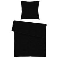 Bettwäsche Iris in Schwarz ca. 135x200cm - Schwarz, MODERN, Textil (135/200cm) - Modern Living