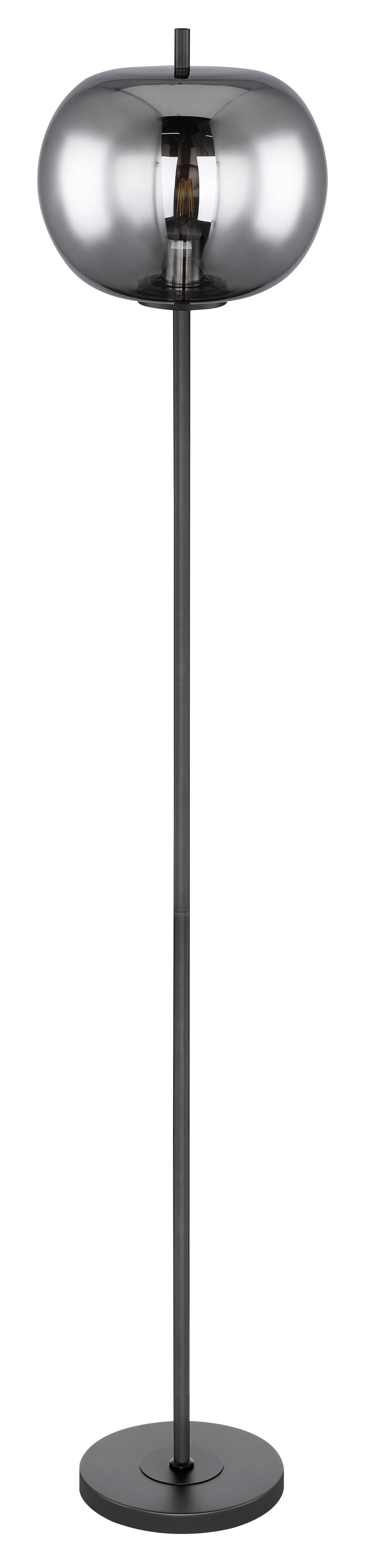 STEHLEUCHTE 15345S - Schwarz/Grau, Design, Glas/Metall (30/160cm) - Globo
