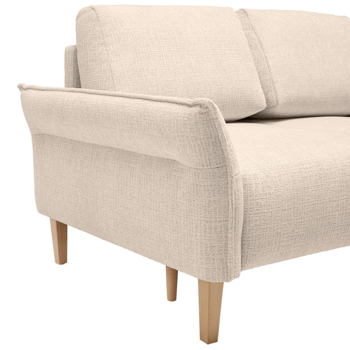 CANAPEA CU 2 LOCURI CUSTOM - bej/crem, Modern, textil (150/85/92cm) - Mömax