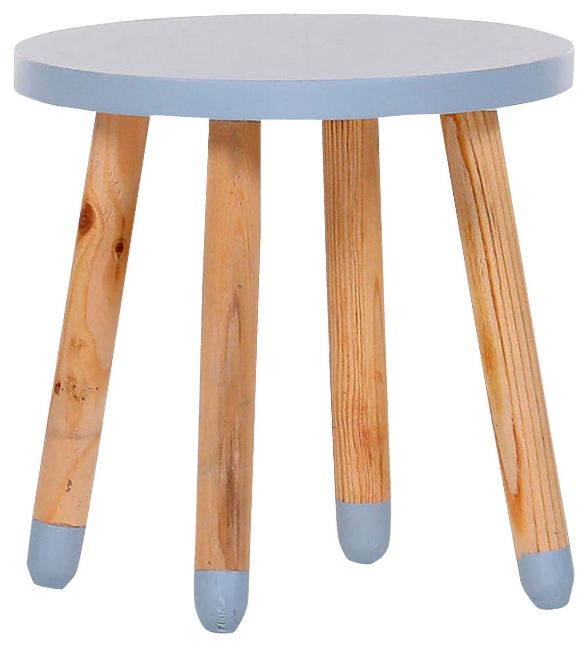 ZESTAW DO SIEDZENIA DLA DZIECI ANOUK - jasnoniebieski, Konventionell, materiał drewnopochodny/drewno