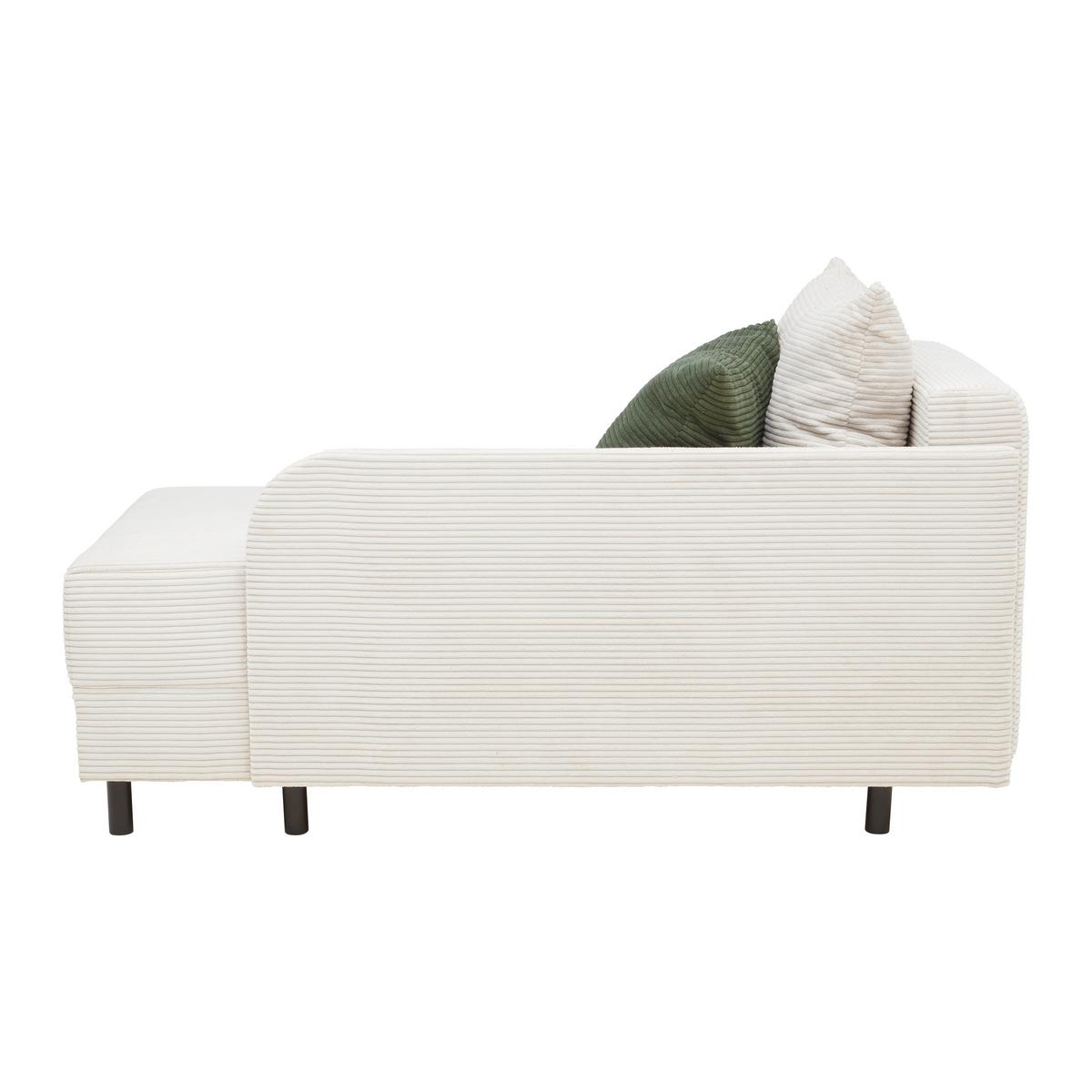 Liege Nova in Perlmutt - Perlmutt/Schwarz, MODERN, Holz/Textil (85/62/145cm) - Mömax