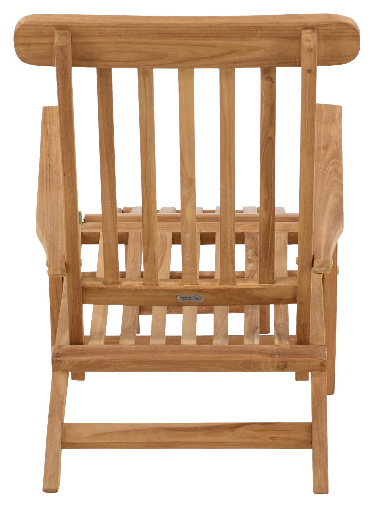 Sonnenliege Kenya ca. 60x95x150 cm Teakholz - KONVENTIONELL (60/95/150cm) - Gardenson