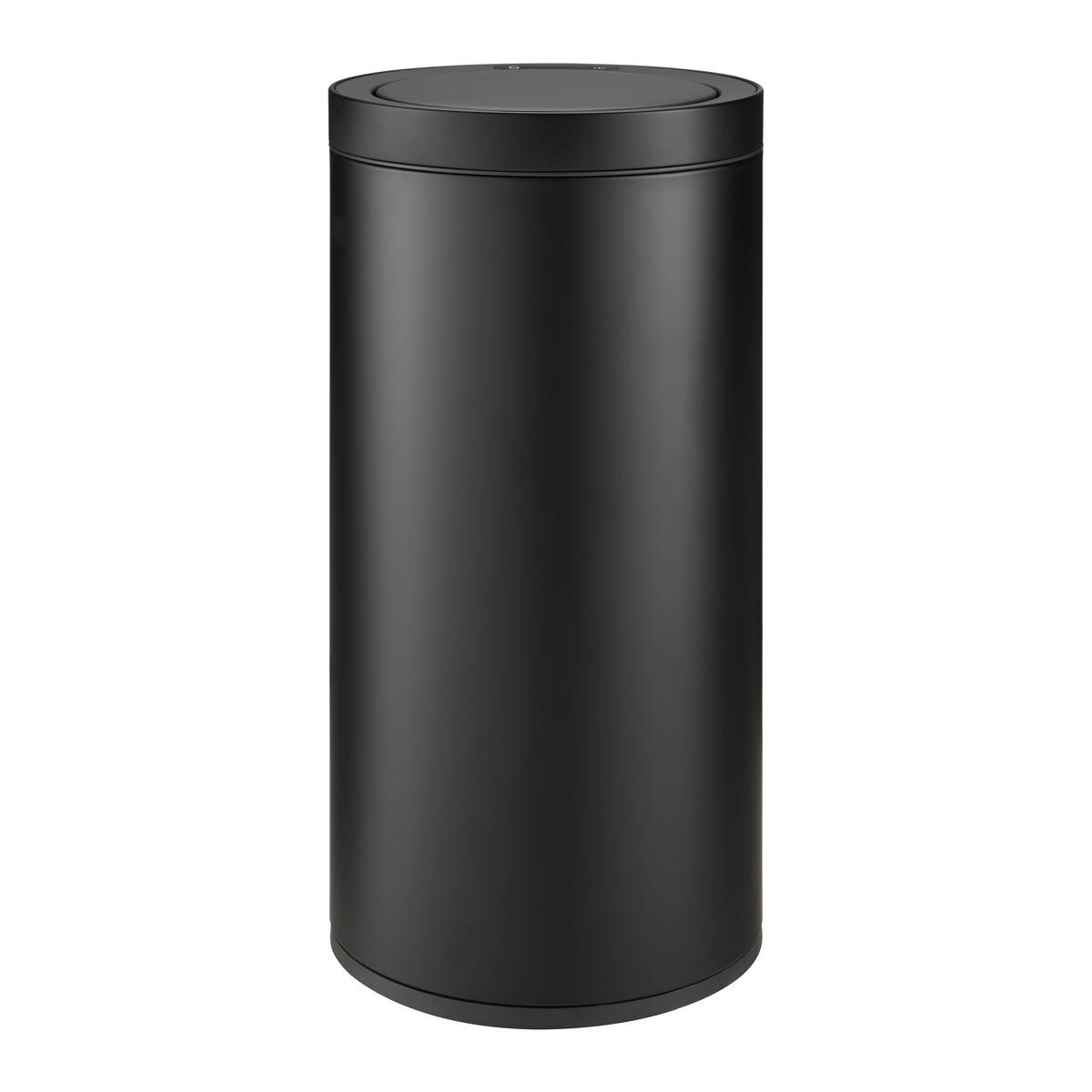 Coș de gunoi Sensor - 30 L - negru, Modern, plastic/metal (31/63cm) - Mömax