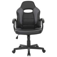 DREHSTUHL THEA - Schwarz/Grau, Design, Holz/Kunststoff (57,5/94/104/60,5cm) - Mömax