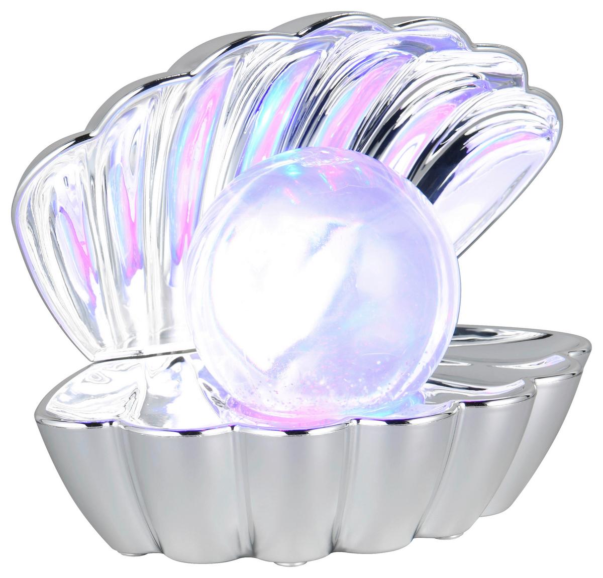 LED-Dekoleuchte Alfred Chromfarben max. 0,8 Watt - Chromfarben, Modern, Kunststoff (17,5/12,5/14,5cm) - Mömax