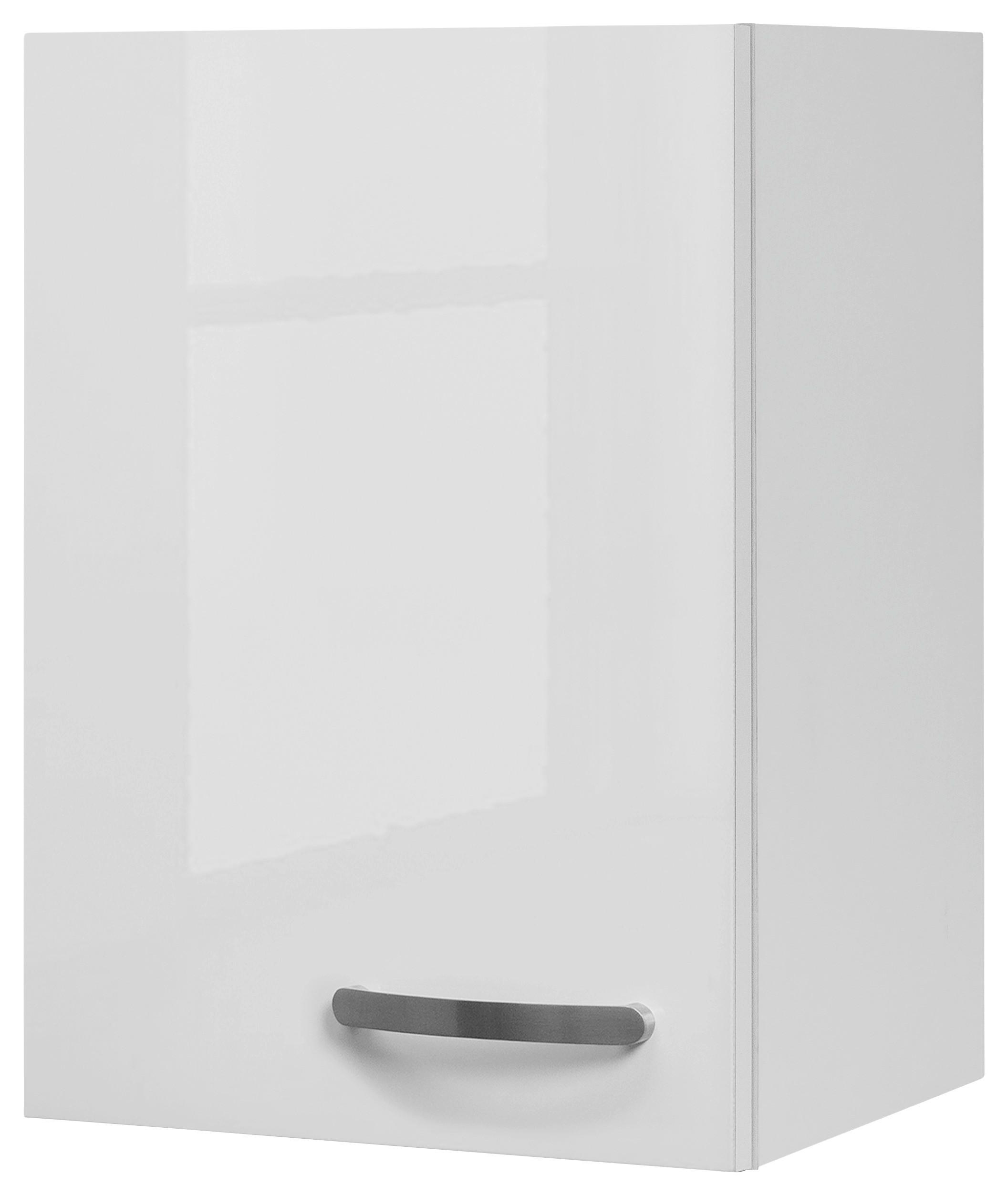 Kuhinjska Zgornja Omarica Alba, Bela, Š. 40 Cm - barve nerjavečega jekla/bela, Moderno, kovina/leseni material (40/54,8/32cm) - FlexWell