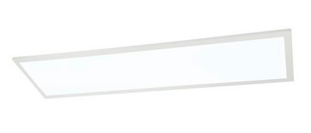 Stropna Led-svetilka Rosi - bela/opal, Basics, kovina/umetna masa (80/20/5,3cm) - Globo