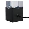 LAMPE DÉCORATIVE LED QUALI - Transparent/noir, MODERN, matière synthétique (7,5/7,5/23,3cm) - Mömax