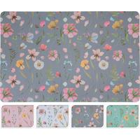 Étkezőalátét Flowers - Konventionell, műanyag (43,5/28,5cm)