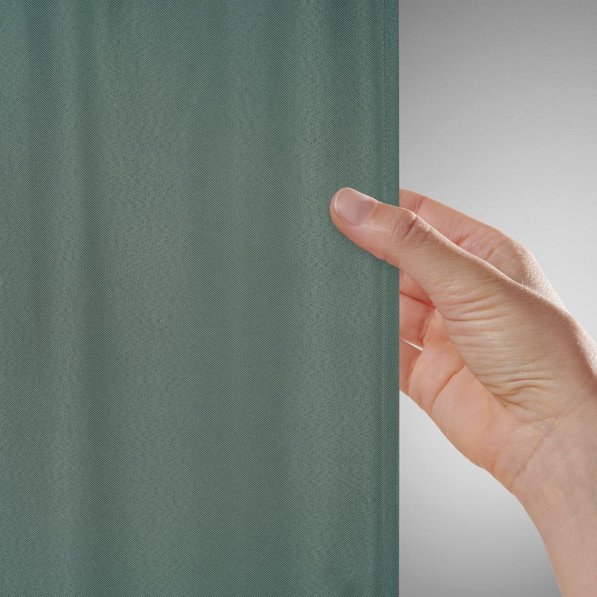 Verdunkelungsvorhang Roman in Grün ca. 135x255cm - Grün, MODERN, Textil (135/255cm) - Premium Living
