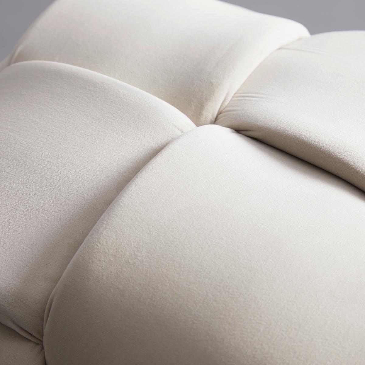 Ülőke Ella - bézs, Modern, textil/fa (47/47/47cm) - Bessagi Home