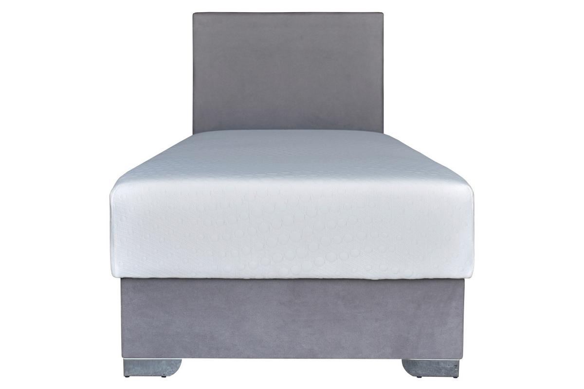 Tapecirani Krevet Morato - bijela/siva, Moderno, drvni materijal/tekstil (90/200cm) - Best Price