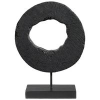 RZEŹBA FO-1321 B-ND-XXX - czarny, Lifestyle, metal/drewno (27/39/10cm) - Ambia Home