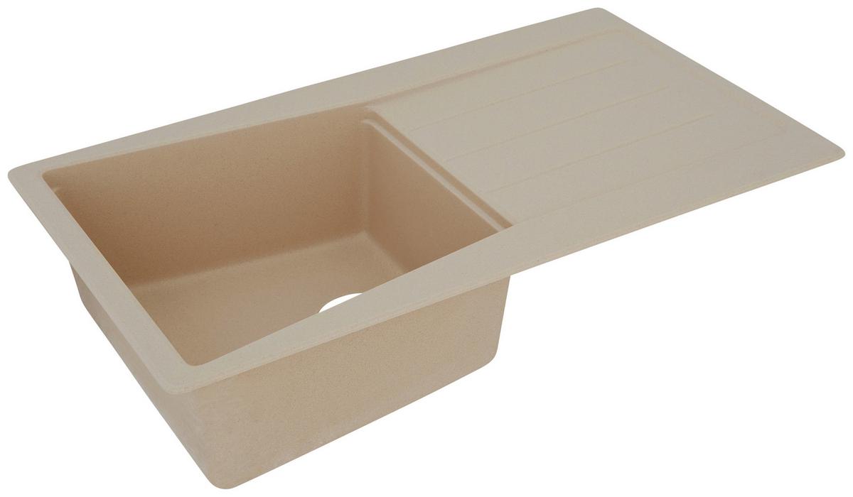 Granitspüle Seattle ca. 86x20x50 cm Beige - Beige, Trend, Stein (86/20/50cm) - Respekta