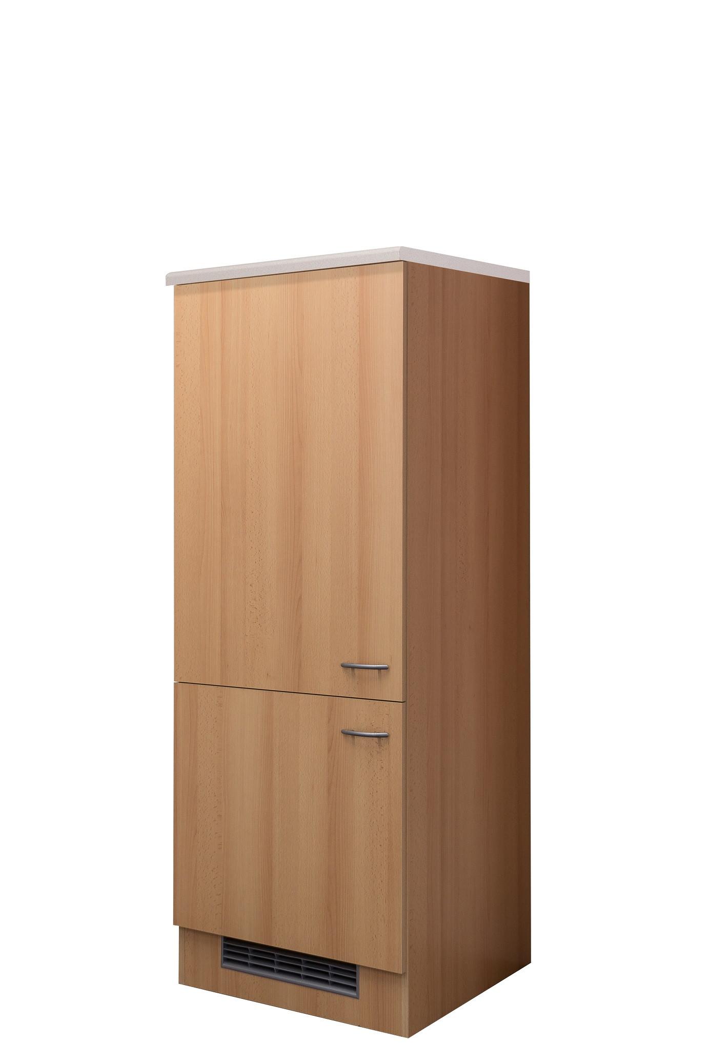 Omara Za Vgradno Napravo Nano, Barva Bukve - barve nerjavečega jekla/barve bukve, Moderno, umetna masa/leseni material (60/162/60cm) - FlexWell