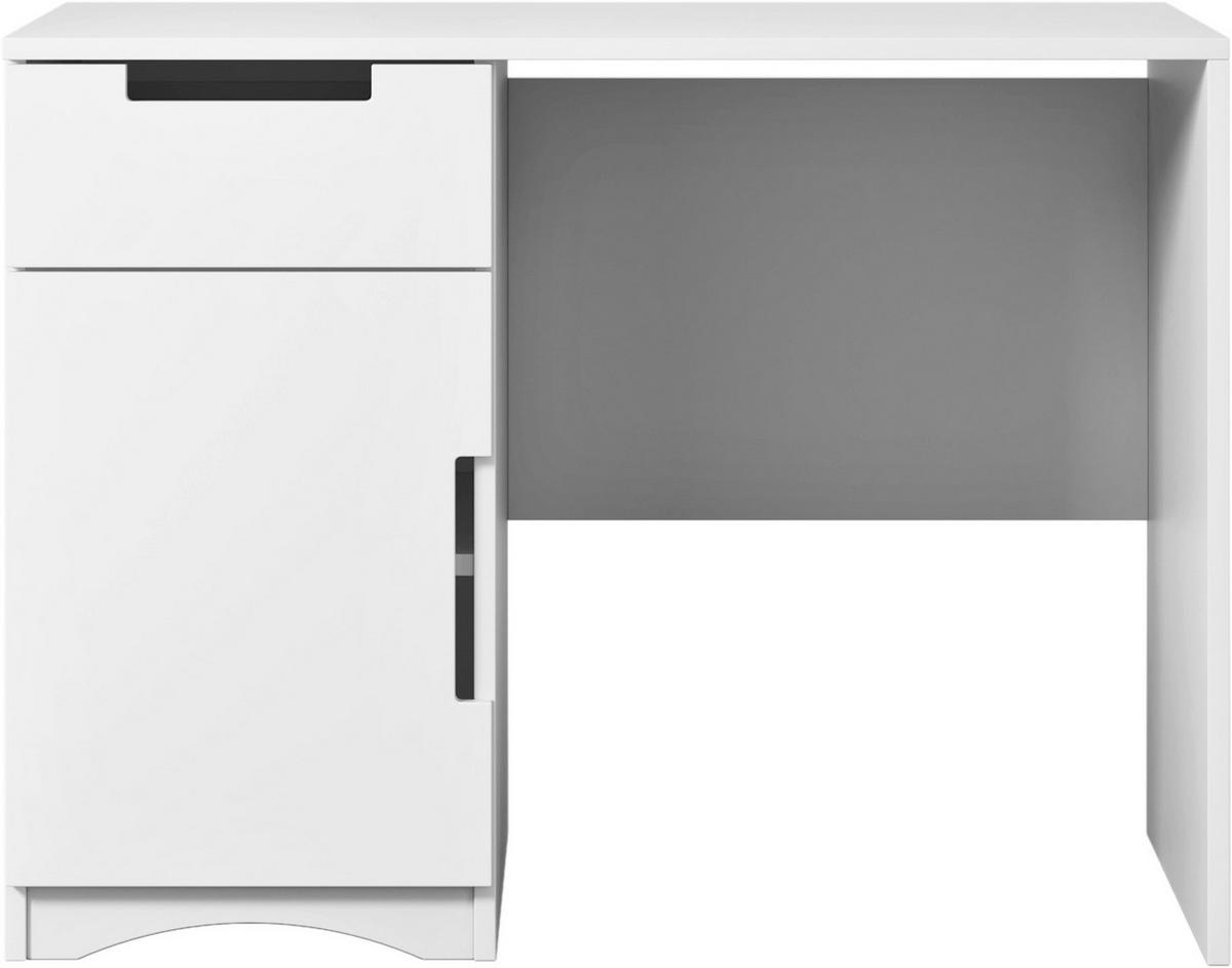 Mladinska Pisalna Miza Classic, Bela, 100x60cm - bela, Moderno, leseni material (100/60/75,5cm) - MID.YOU