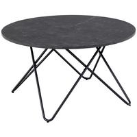 Măsuță de cafea WYRE - negru, Trend, metal/material pe bază de lemn (80/45cm) - Modern Living