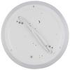 TAKLAMPA WINFRIED - vit/aluminiumfärg, Modern, metall/plast (30/9cm) - Mömax