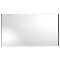 LUSTRO ŚCIENNE EDRA - czarny, Konventionell, materiał drewnopochodny/szkło (125/70/2cm) - Voleo