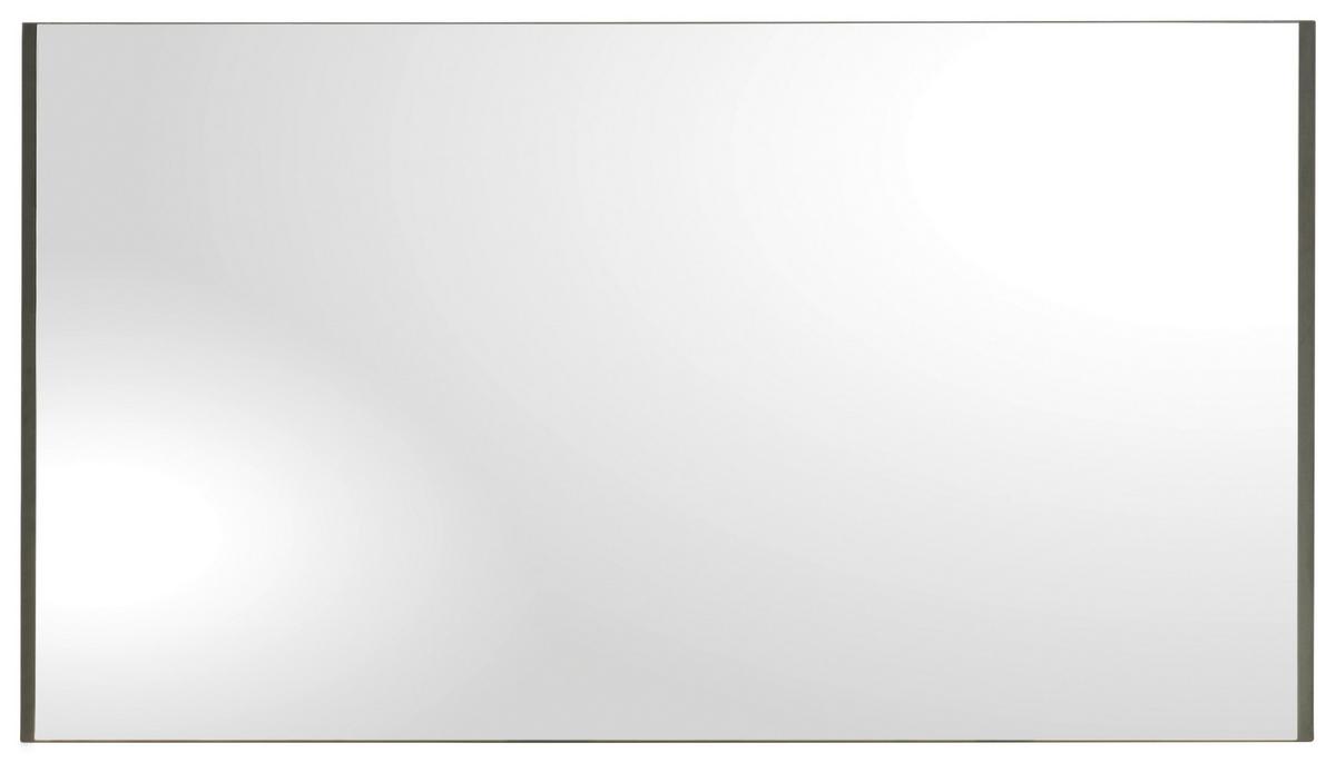 LUSTRO ŚCIENNE EDRA - czarny, Konventionell, materiał drewnopochodny/szkło (125/70/2cm) - Voleo